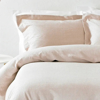 bedding-Waffle Blush - Premium