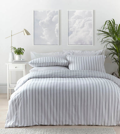 bedding-Harvard Stripe Grey