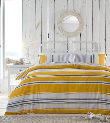 bedding-Nautical Stripe Yellow