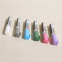 6x Acrylic Markers - Pastel