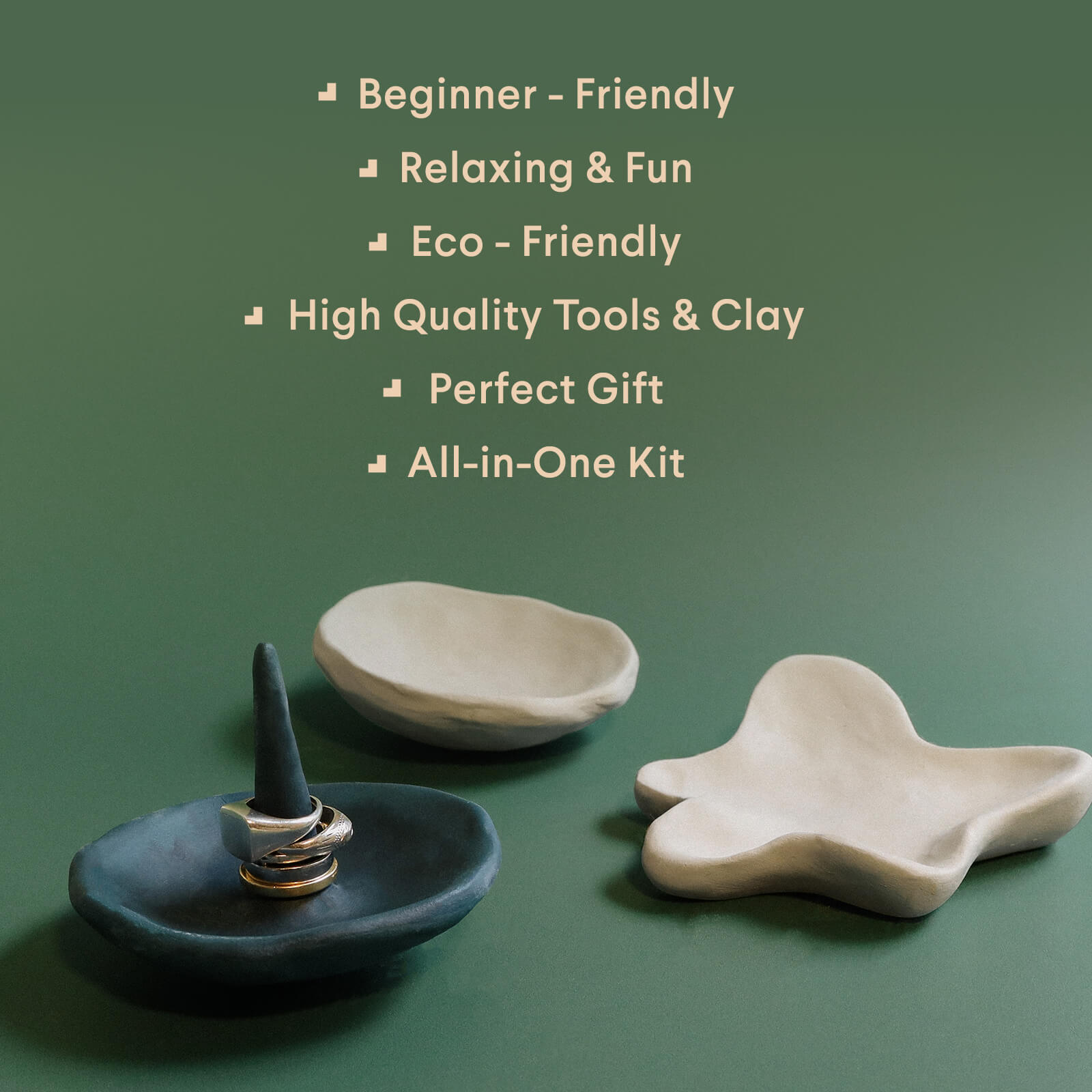 Pottery Kit for Beginners - Air Dry Clay Kit