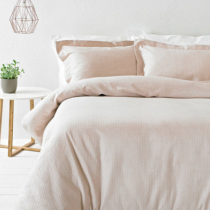 bedding-Waffle Blush - Premium